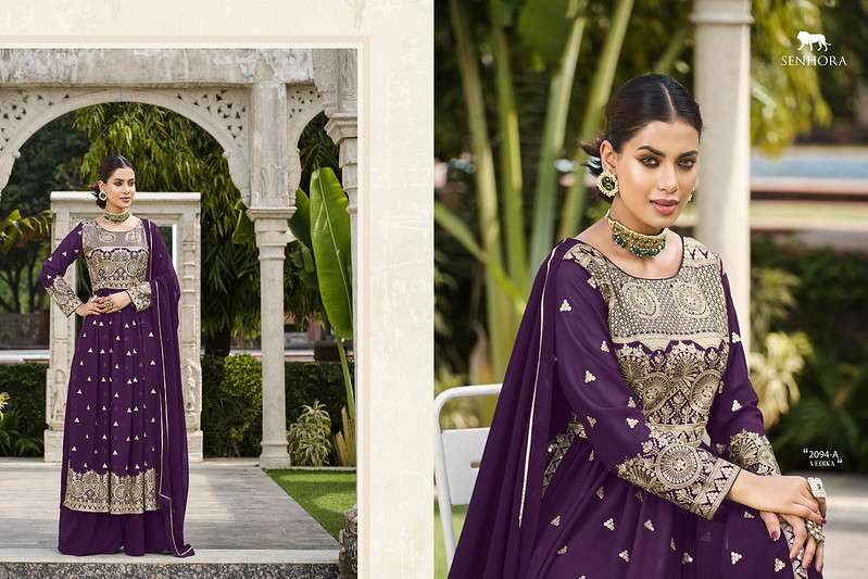 Senhora Vedika Anarkali Designer Salwar Suits Wholesale catalog
