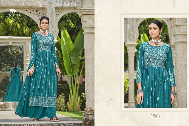 Senhora Vedika Anarkali Designer Salwar Suits Wholesale catalog
