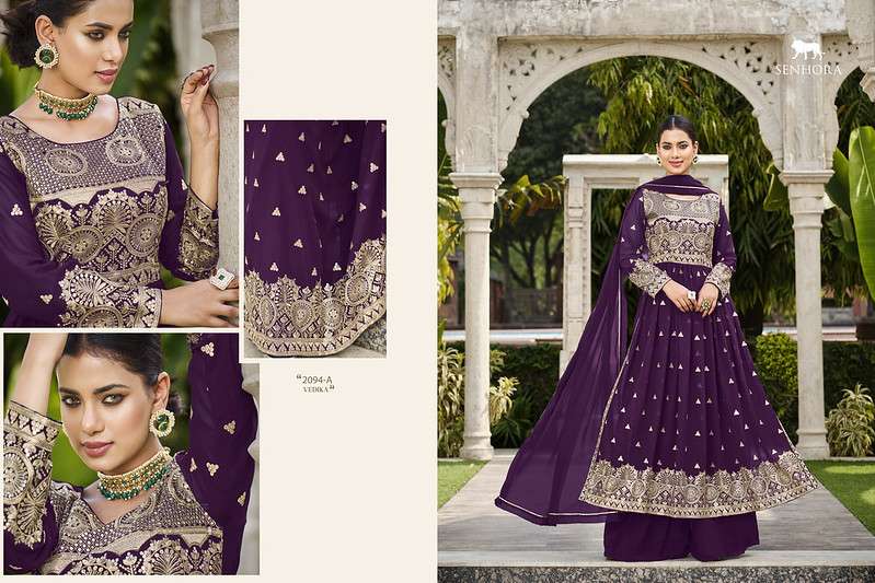 Senhora Vedika Anarkali Designer Salwar Suits Wholesale catalog