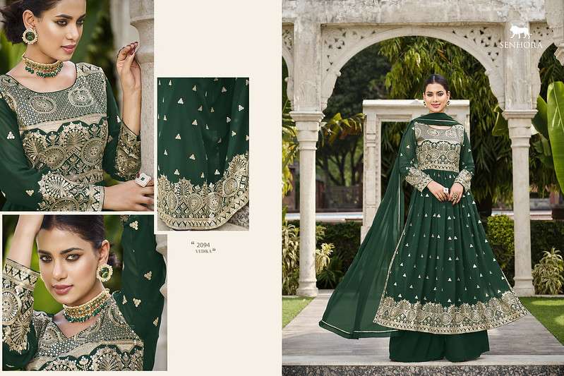Senhora Vedika Anarkali Designer Salwar Suits Wholesale catalog