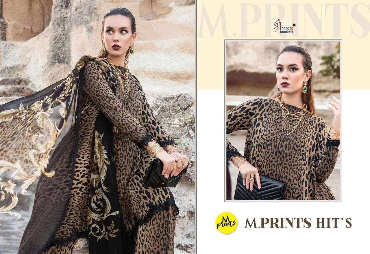 Shree M Print Hits Chiffon Dupatta Salwar Kameez Wholesale catalog
