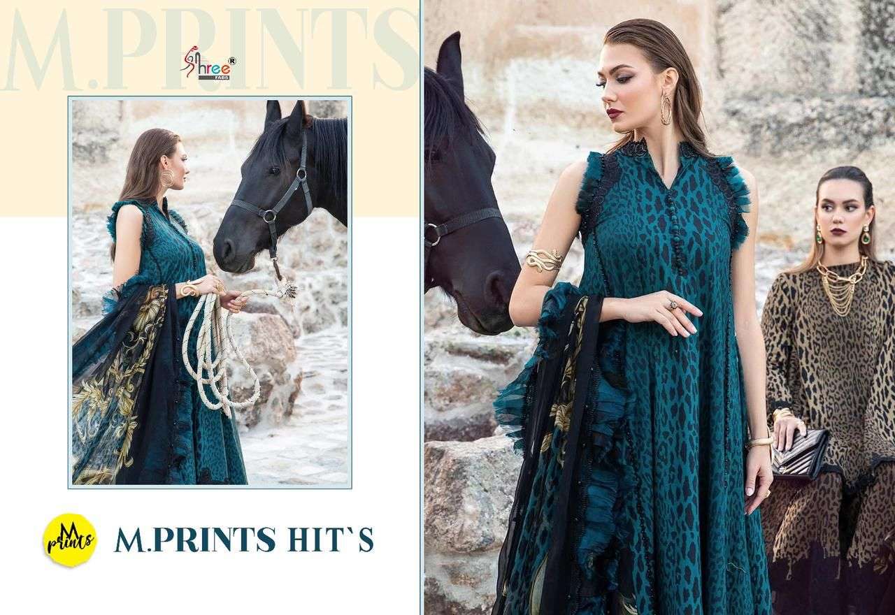 Shree M Print Hits Chiffon Dupatta Salwar Kameez Wholesale catalog