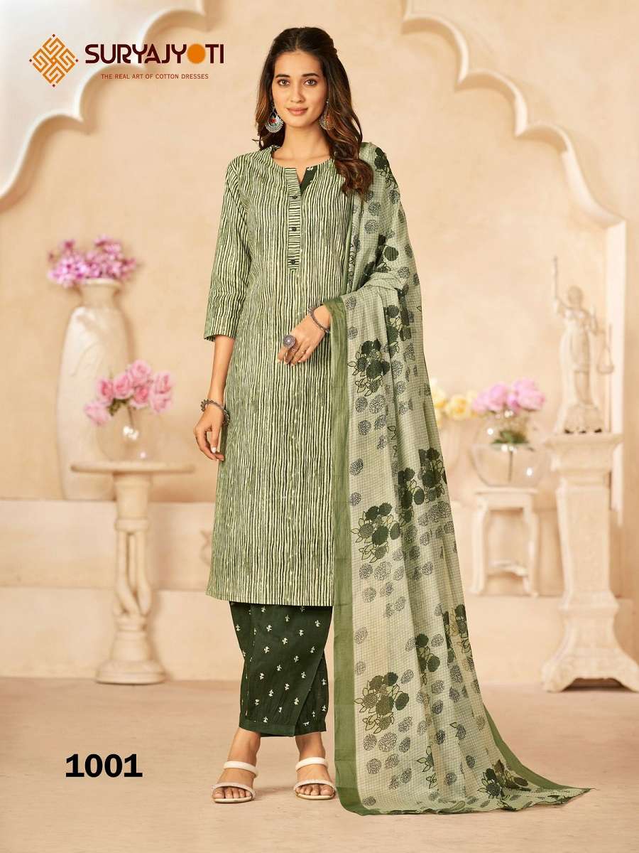 Suryajyotu Priyal Vol-1 Kurti Afghani Pant With Dupatta -Wholesale Catalog
