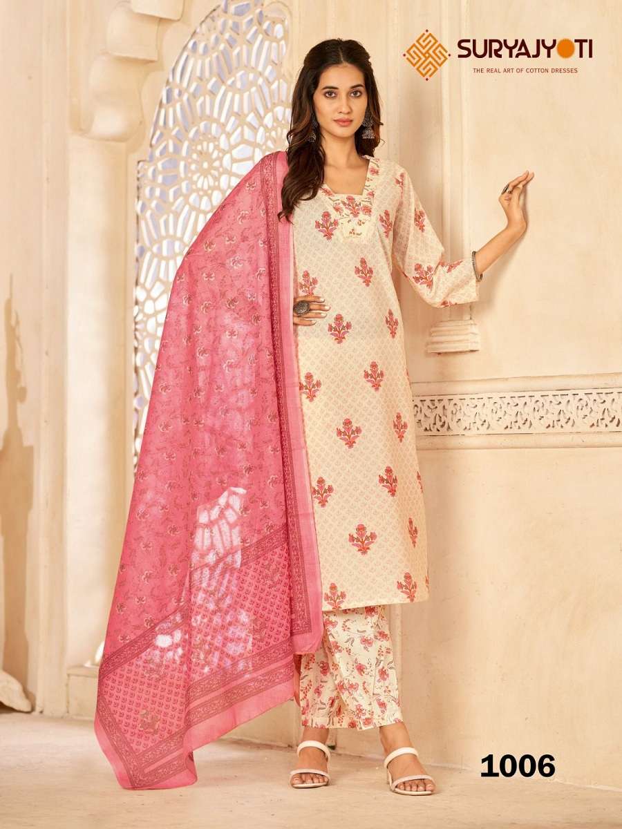 Suryajyotu Priyal Vol-1 Kurti Afghani Pant With Dupatta -Wholesale Catalog