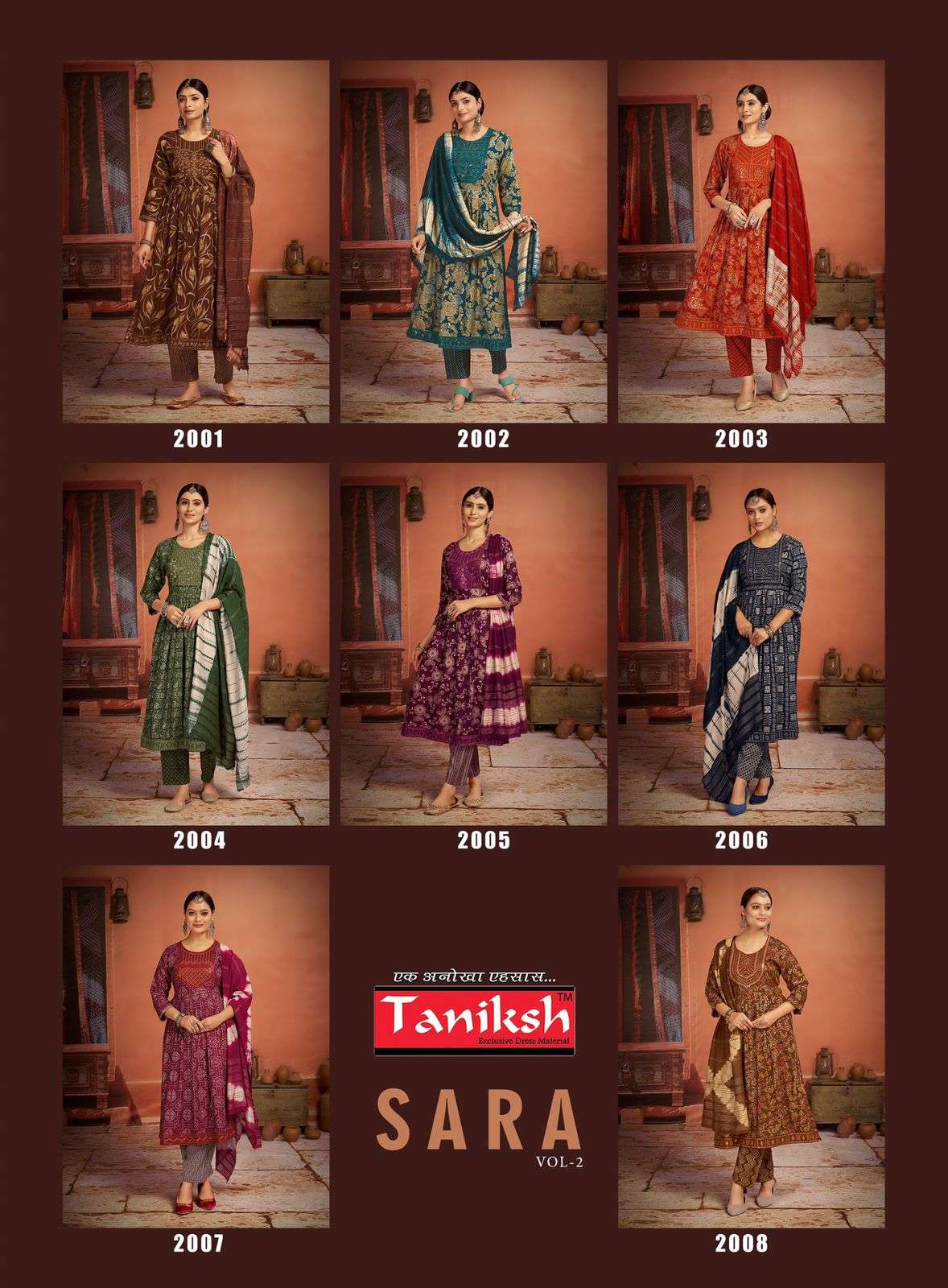 TANIKSH SARA vol -2 Kurti Wholesale catalog