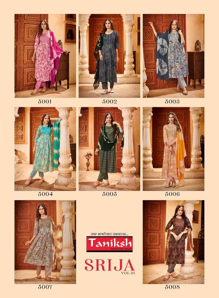 TANIKSH SRIJA VOL 5 Kurti Wholesale catalog