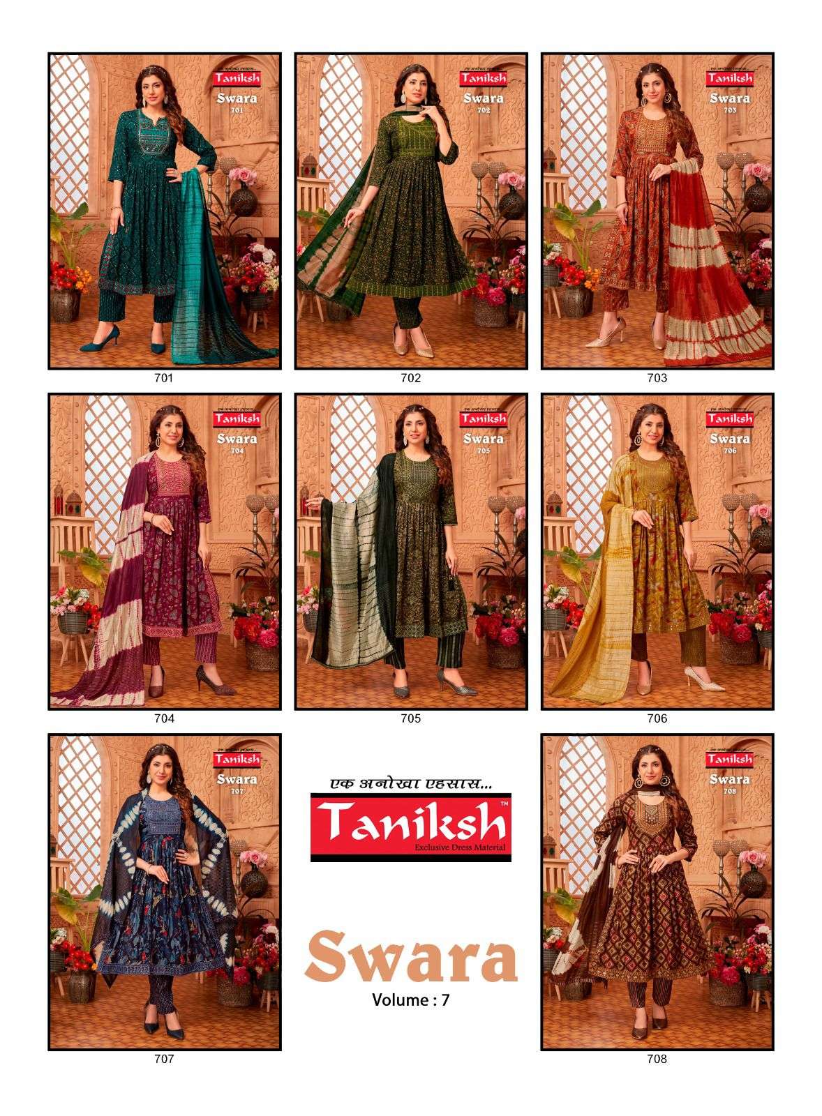 TANIKSH SWARA Vol - 7 NYRA CUT Kurti Wholesale catalog