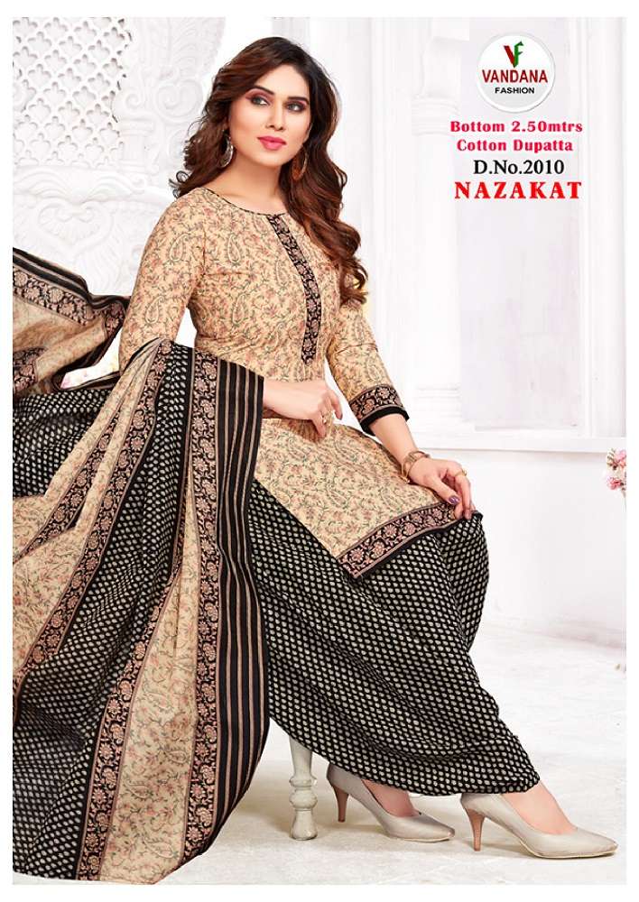 Vandana Nazakat Vol -2 -Dress Material -Wholesale Catalog