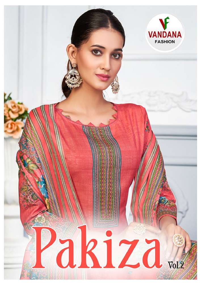 Vandana Pakiza Vol -2 -Dress Material -Wholesale Catalog