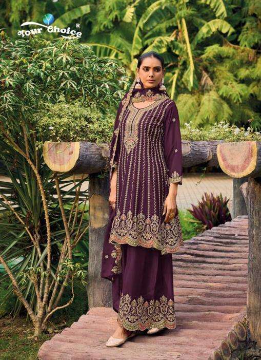 Your Choice Korra Chinnon Designer Salwar Suits Wholesale catalog
