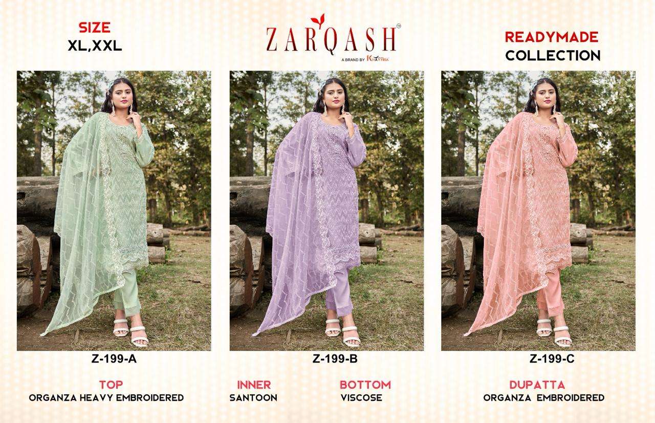 Zarqash Z 199 Pakistani Suits Wholesale catalog