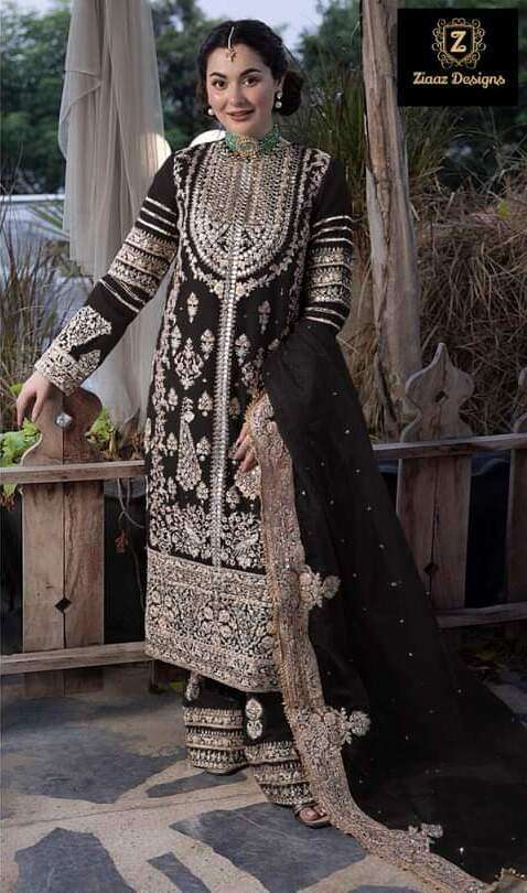 Ziaaz Designs 393 Semi Stitched Georgette Salwar Suit Wholesale catalog