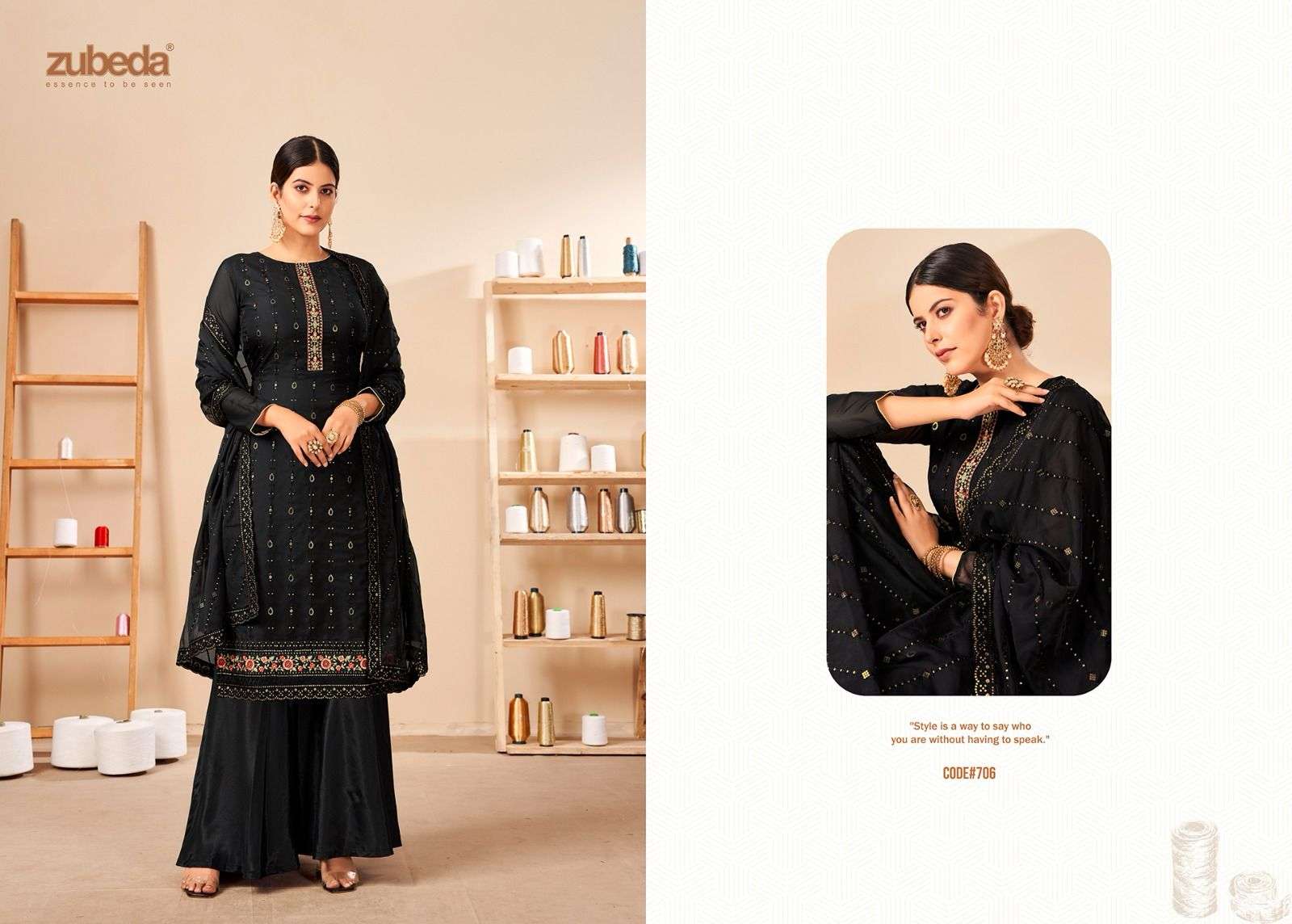 Zubeda Nafisa Fancy Embroidery Salwar Kameez Wholesale catalog