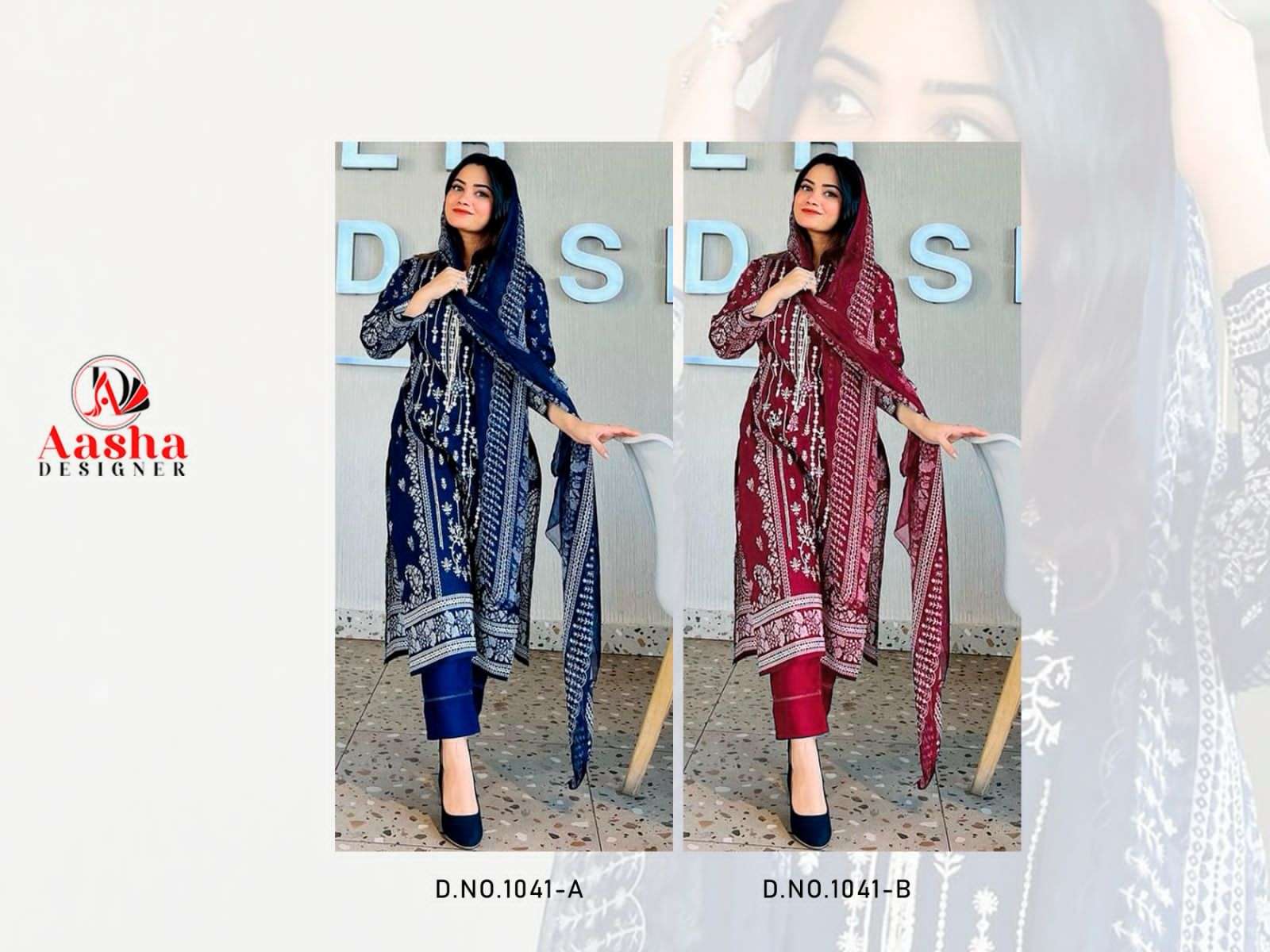 Aasha Harsha Vol 2 Cotton Dupatta Pakistani Suits Wholesale catalog
