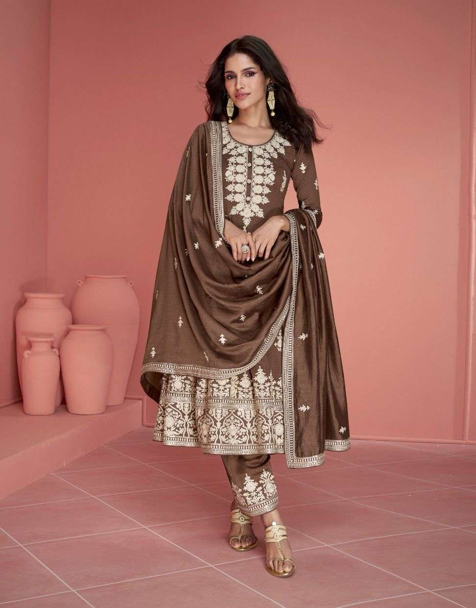 Aashirwad Gulkand Rubina Premium Silk Salwar Kameez Wholesale catalog