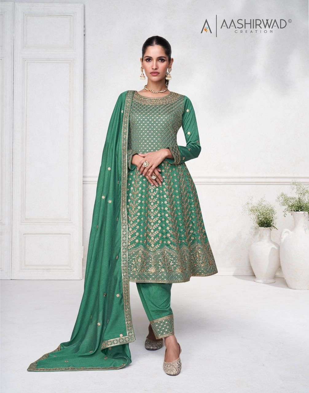 Aashirwad Gulkand Sargam Premium Silk Designer Salwar Suits Wholesale catalog