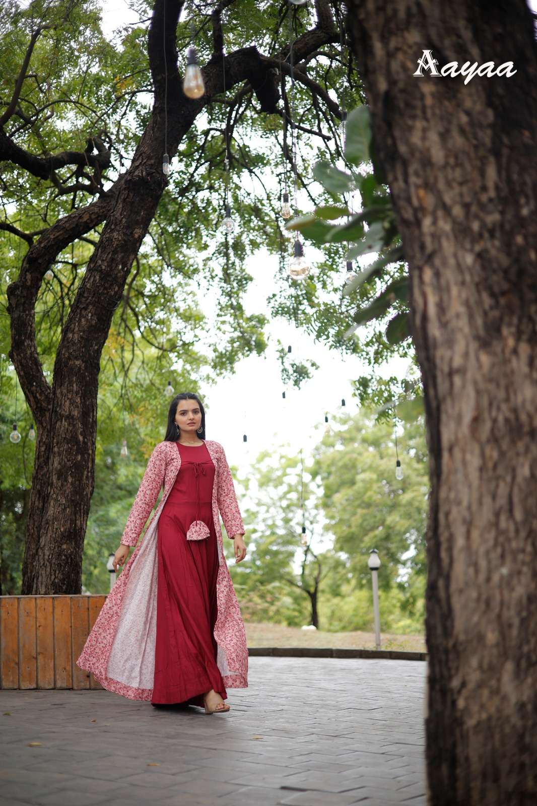 Aayaa vol 15 Gown Kurti Wholesale catalog