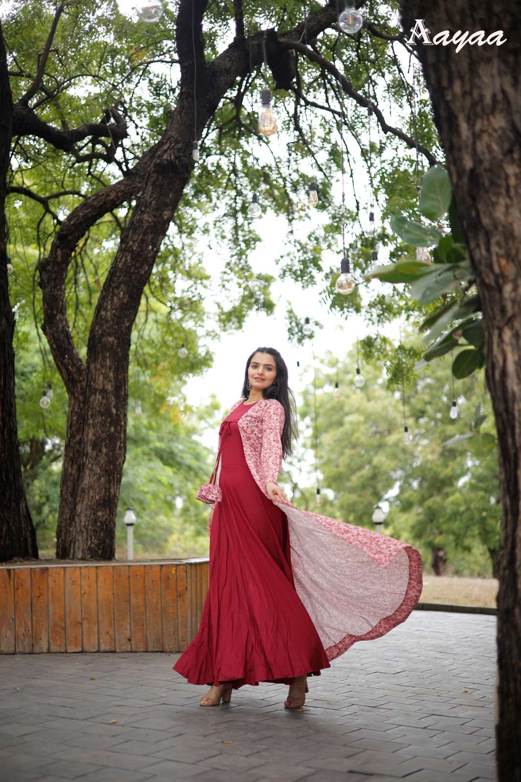Aayaa vol 15 Gown Kurti Wholesale catalog