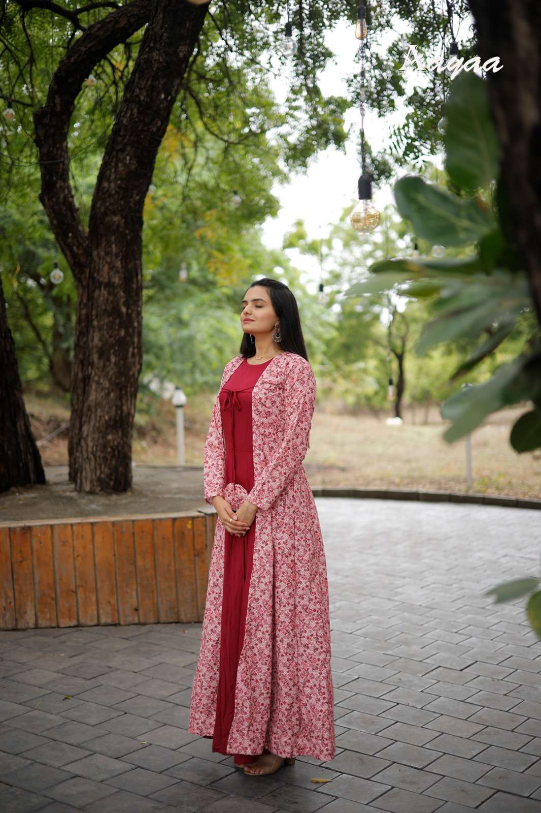 Aayaa vol 15 Gown Kurti Wholesale catalog