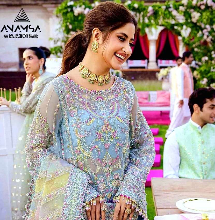 Anamsa 274 Georgette Salwar Kameez Wholesale catalog
