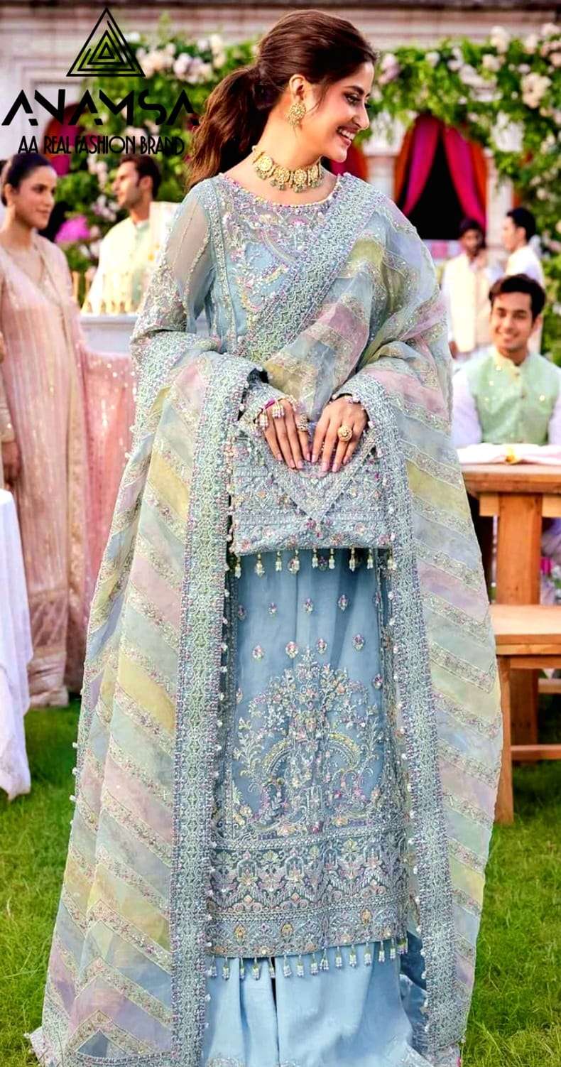 Anamsa 274 Georgette Salwar Kameez Wholesale catalog