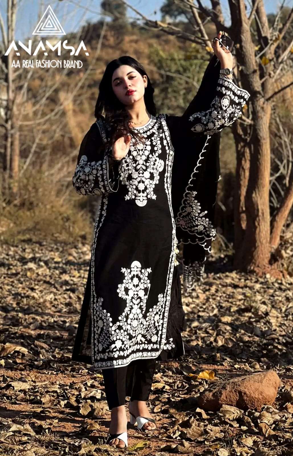 Anamsa 291 Heavy Georgette Salwar Kameez Wholesale catalog