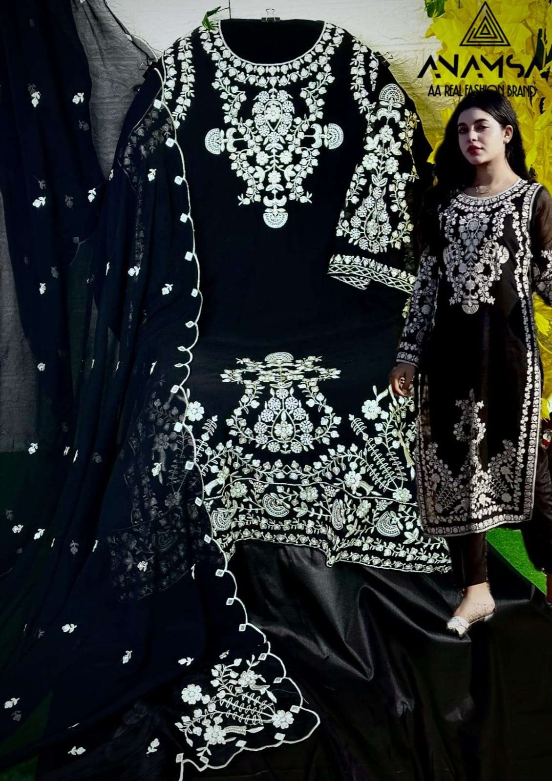 Anamsa 291 Heavy Georgette Salwar Kameez Wholesale catalog