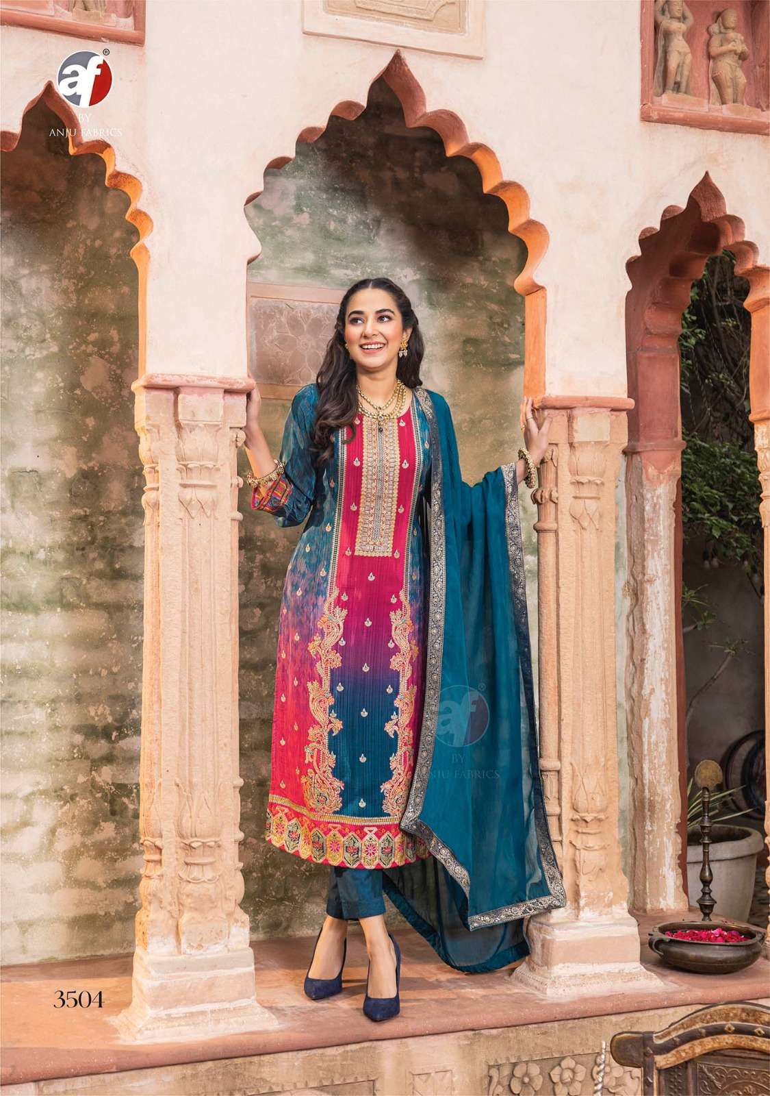 Anju Fabrics Fiza Kurti Wholesale catalog