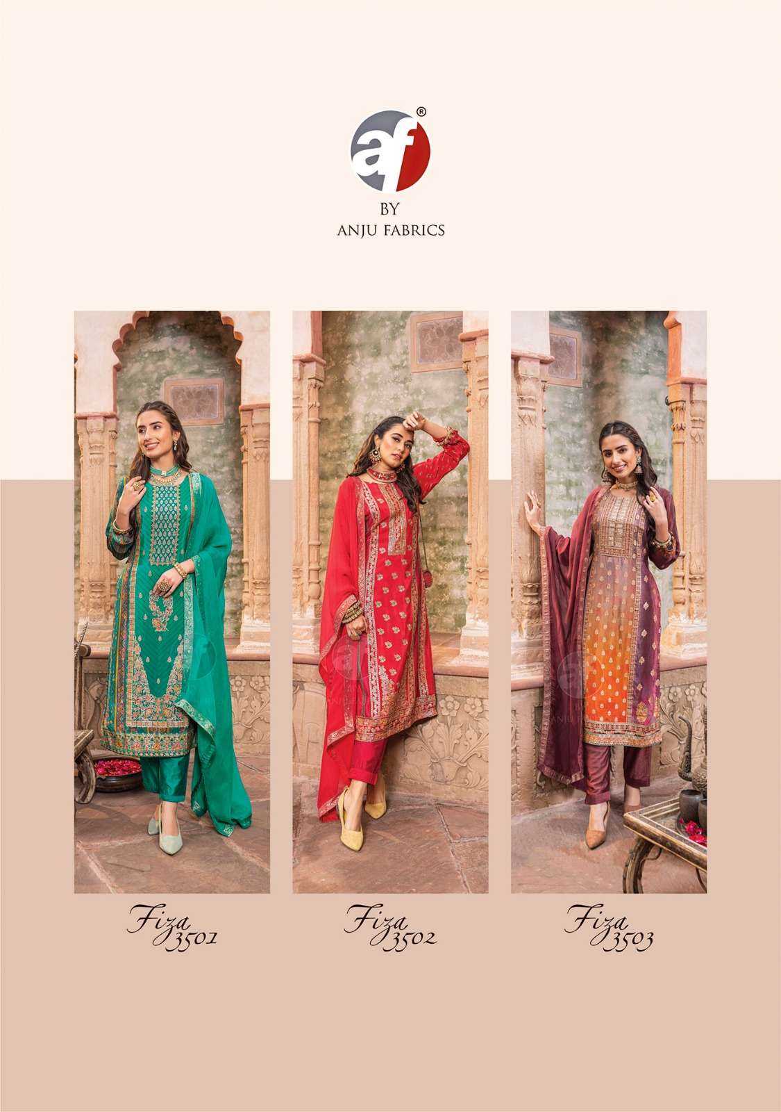 Anju Fabrics Fiza Kurti Wholesale catalog