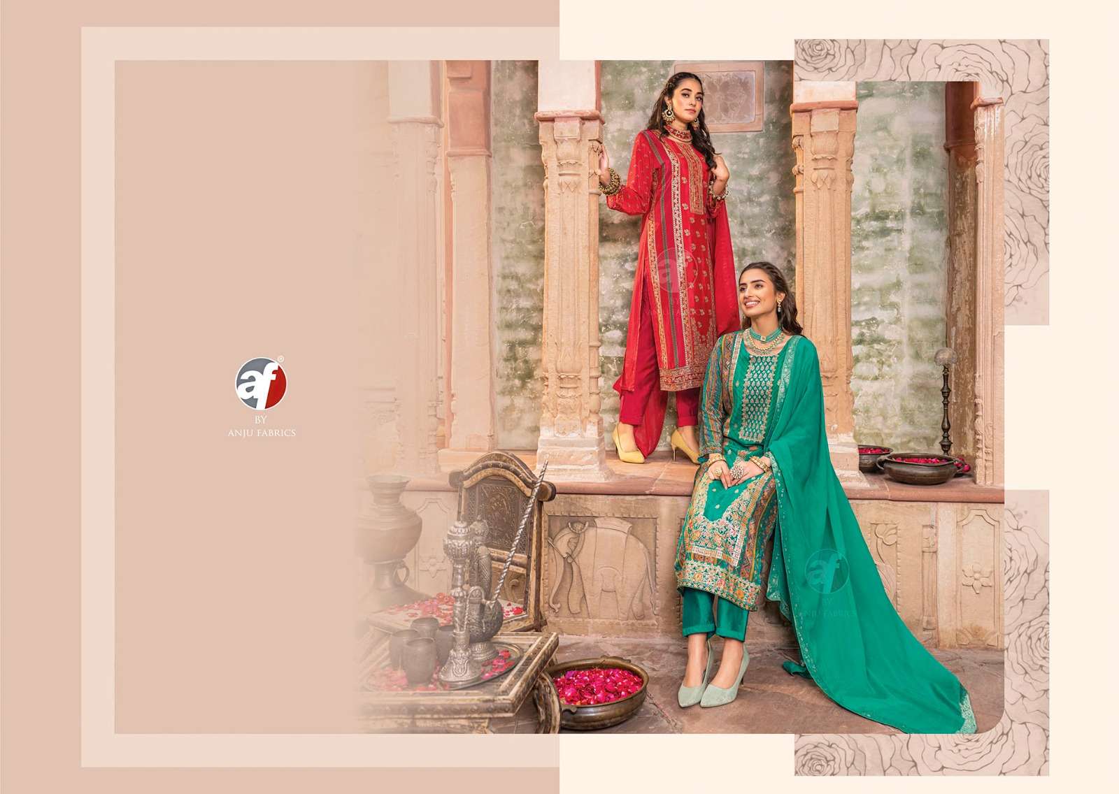 Anju Fabrics Fiza Kurti Wholesale catalog