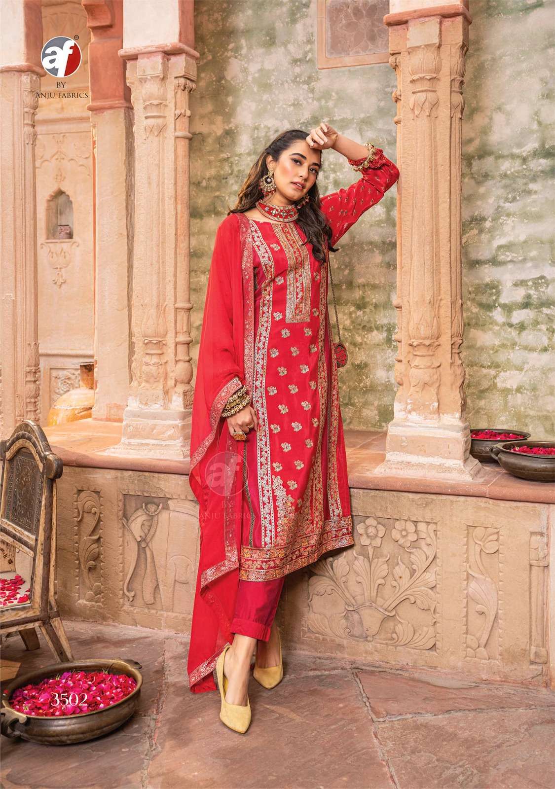 Anju Fabrics Fiza Kurti Wholesale catalog