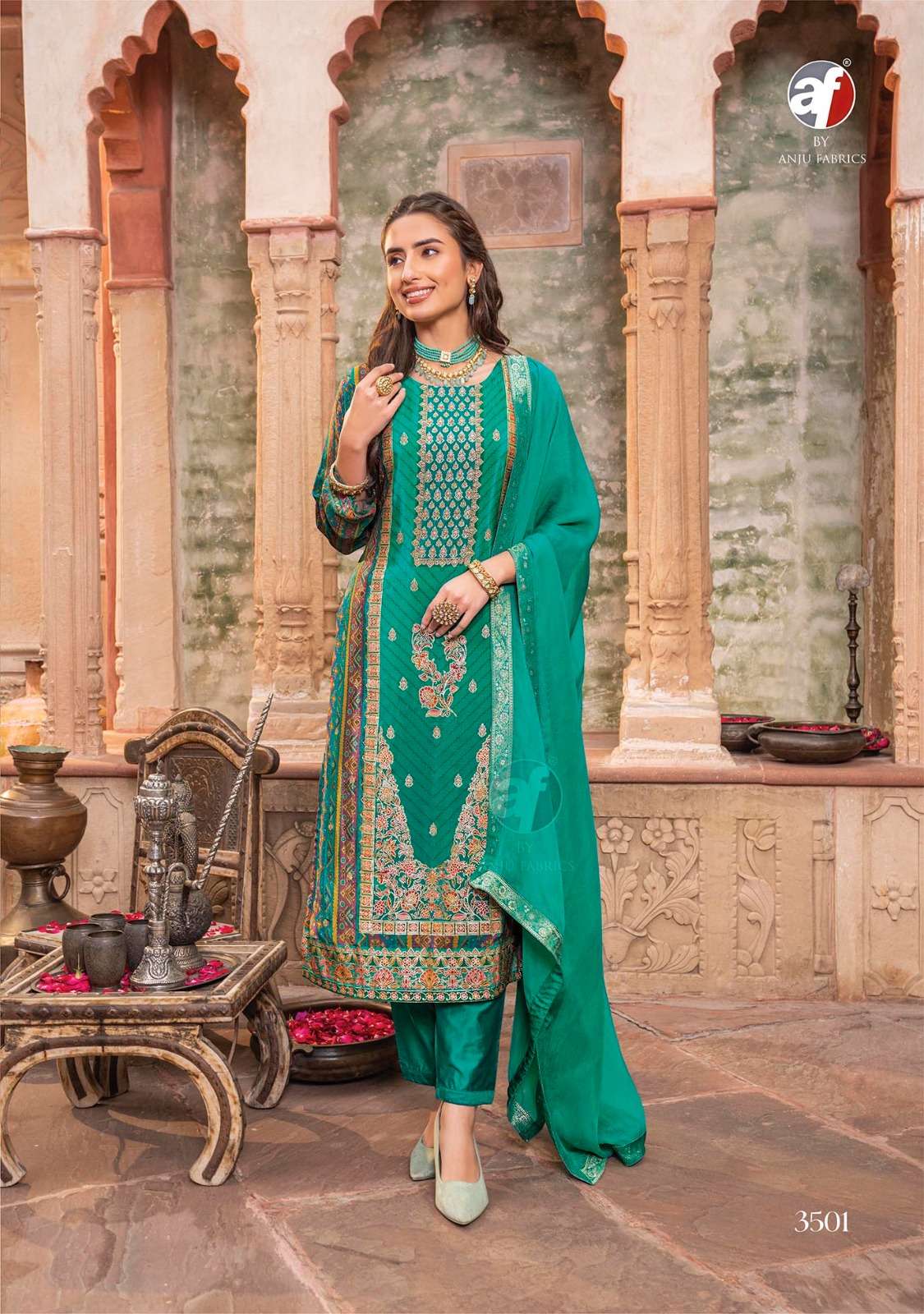 Anju Fabrics Fiza Kurti Wholesale catalog