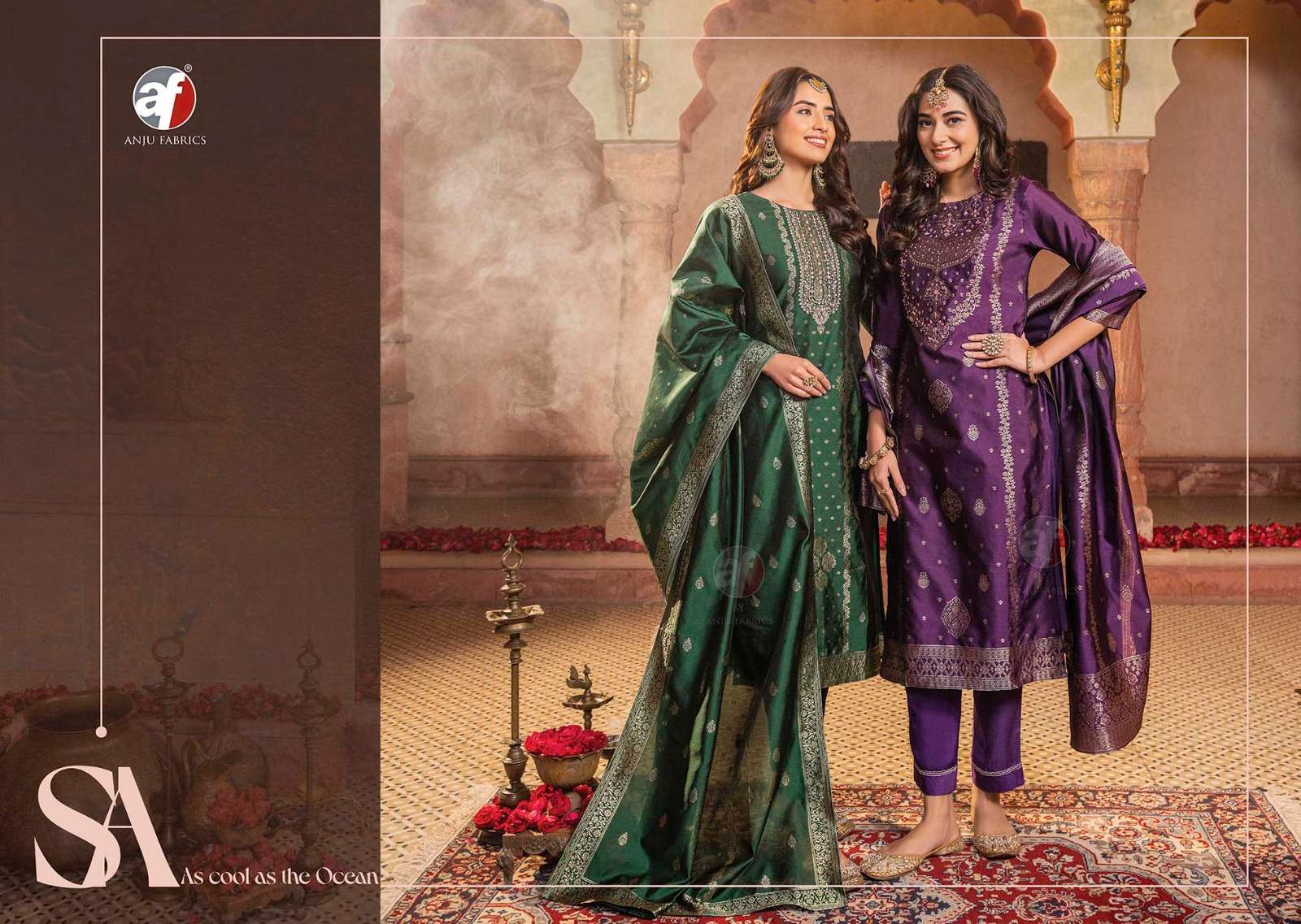 Anju Fabrics Silk Affair vol - 3 Kurti Wholesale catalog