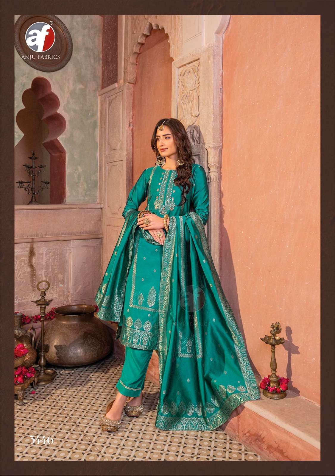Anju Fabrics Silk Affair vol - 3 Kurti Wholesale catalog