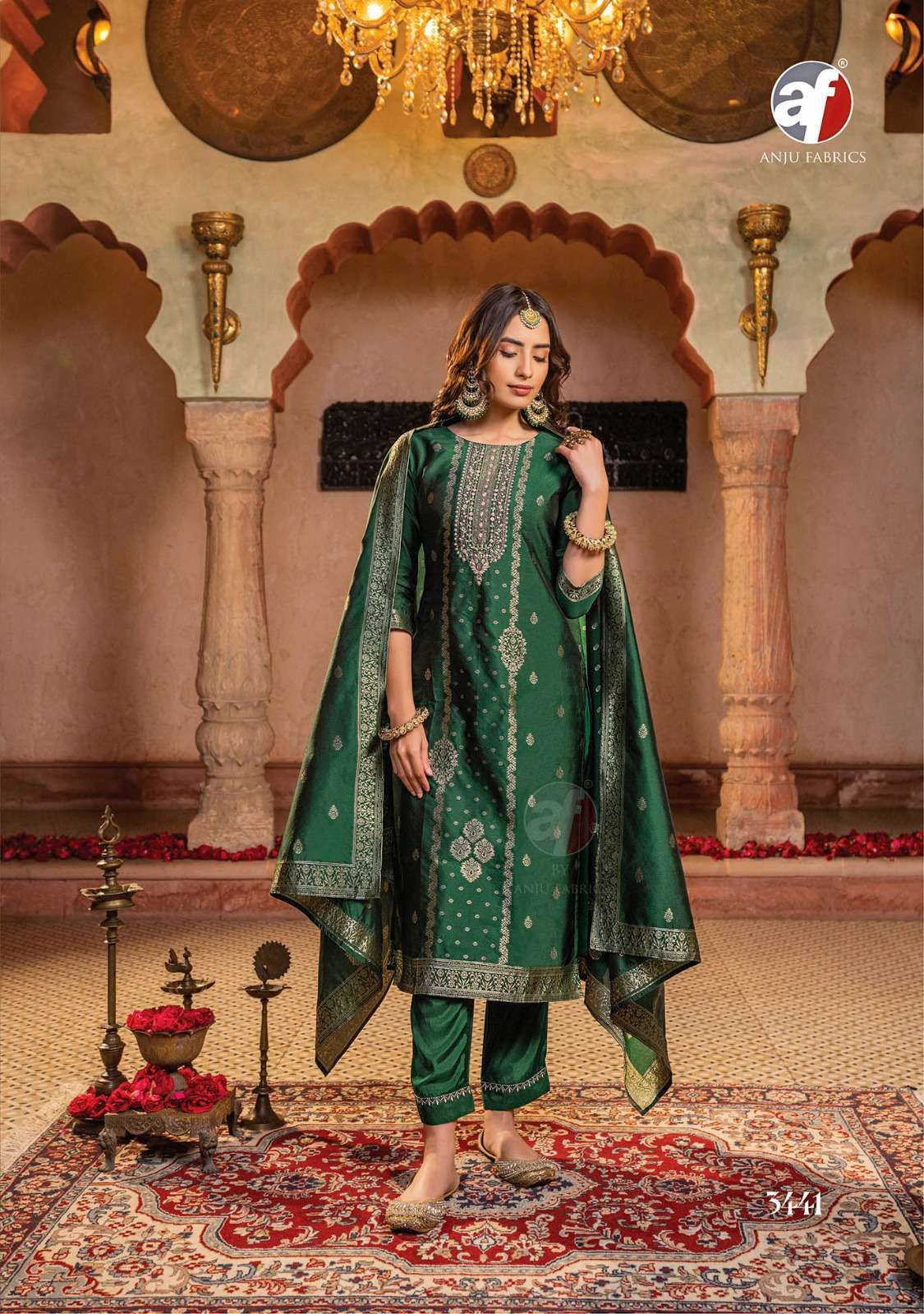 Anju Fabrics Silk Affair vol - 3 Kurti Wholesale catalog