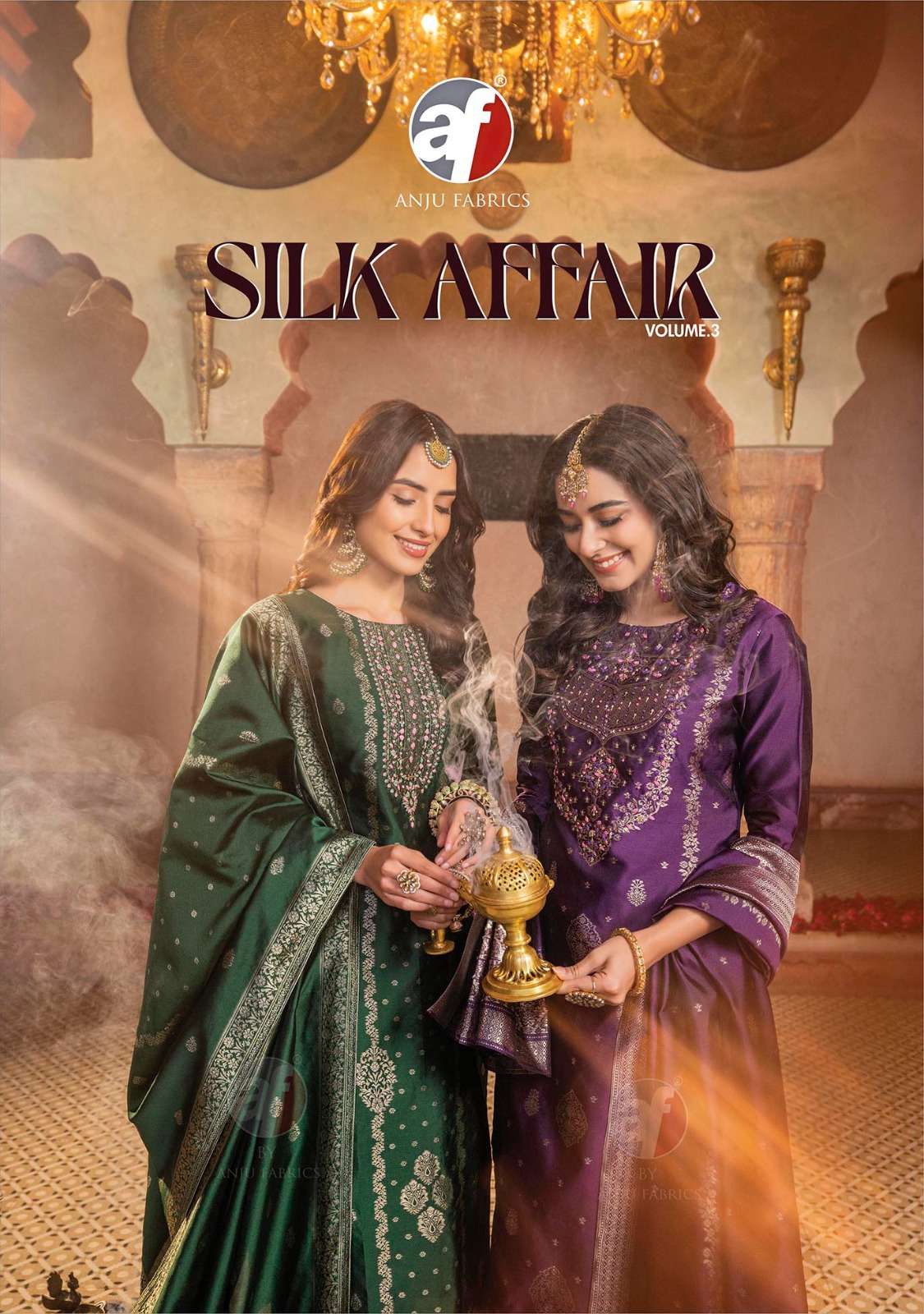 Anju Fabrics Silk Affair vol - 3 Kurti Wholesale catalog