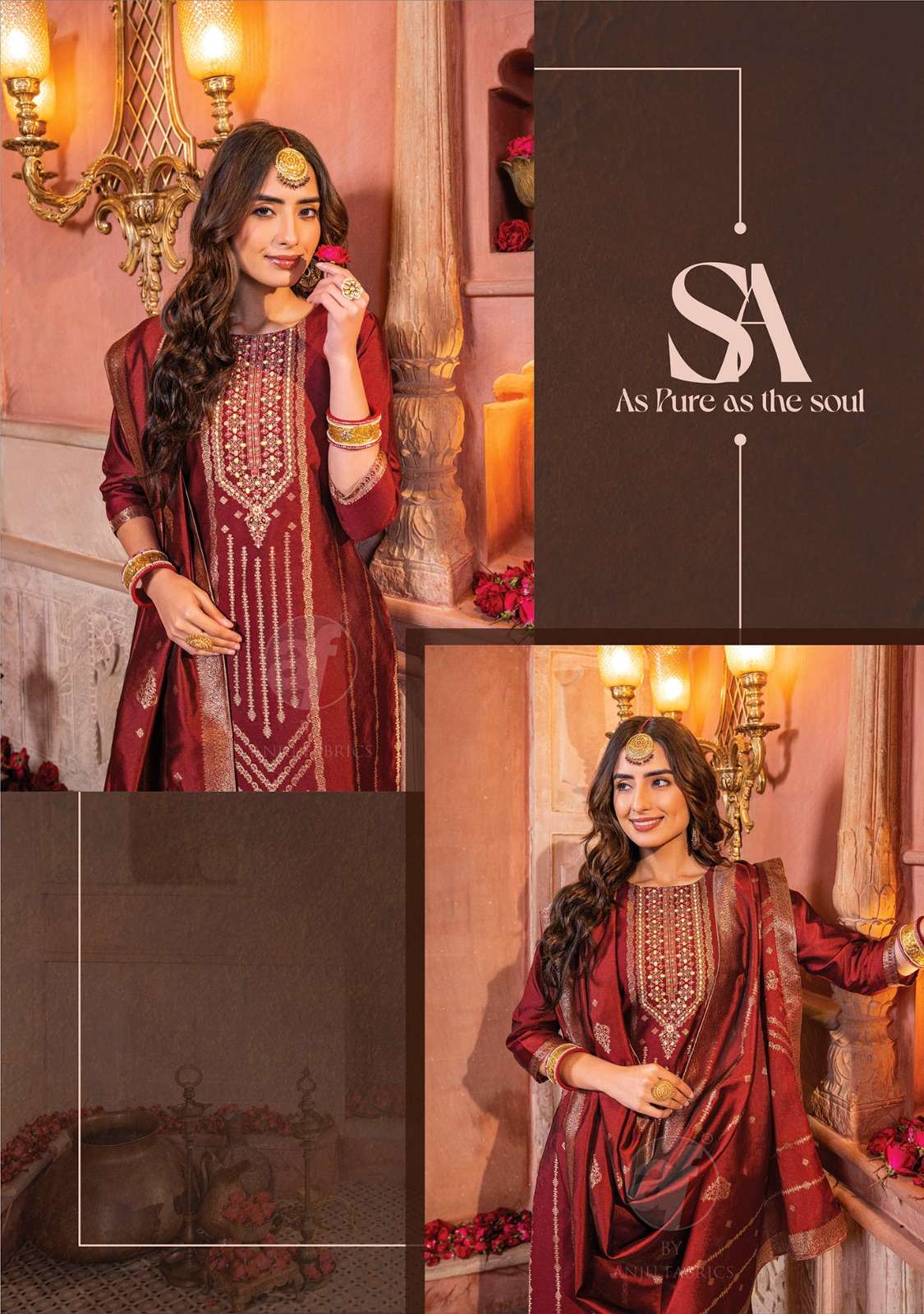 Anju Fabrics Silk Affair vol - 3 Kurti Wholesale catalog