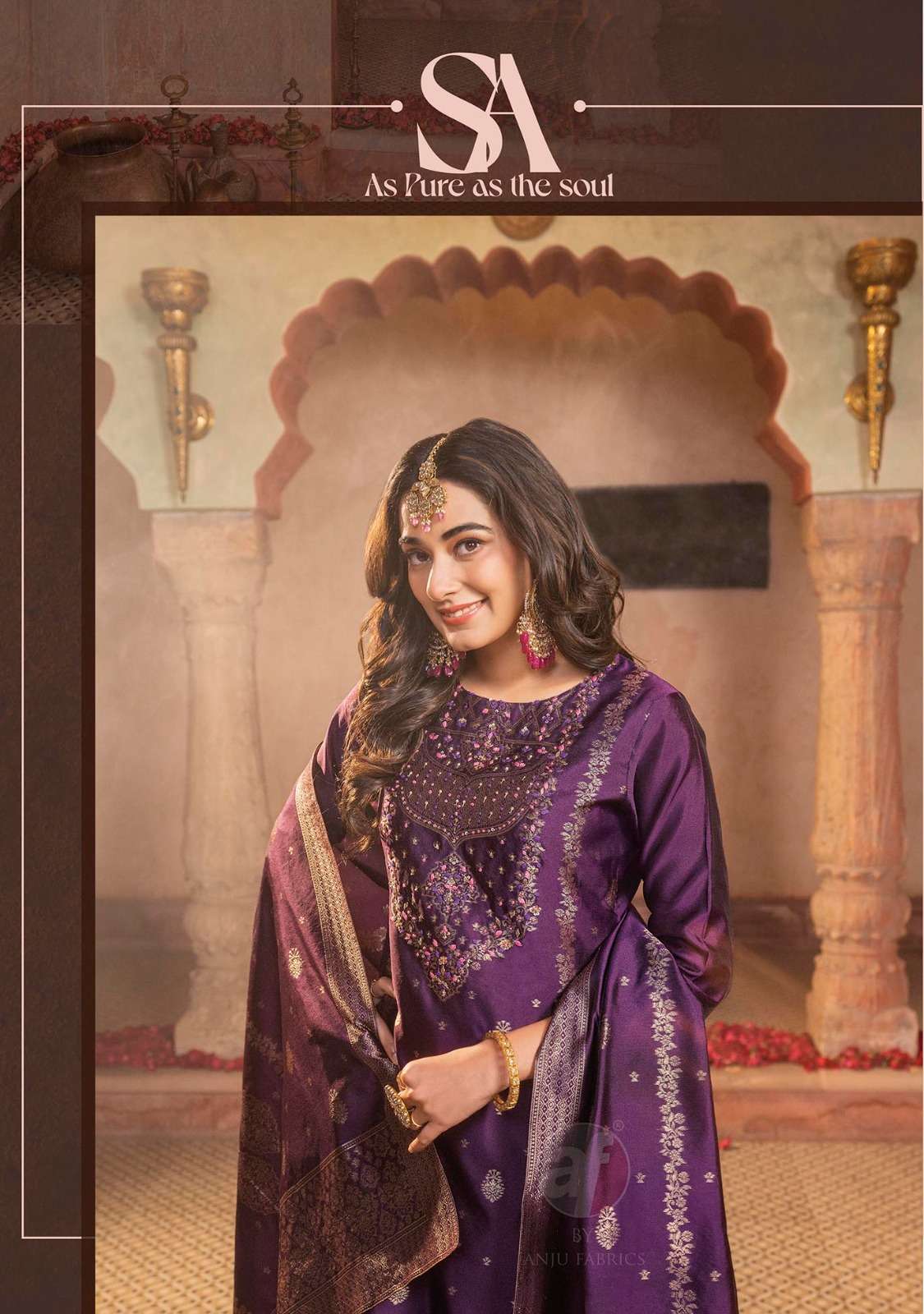 Anju Fabrics Silk Affair vol - 3 Kurti Wholesale catalog