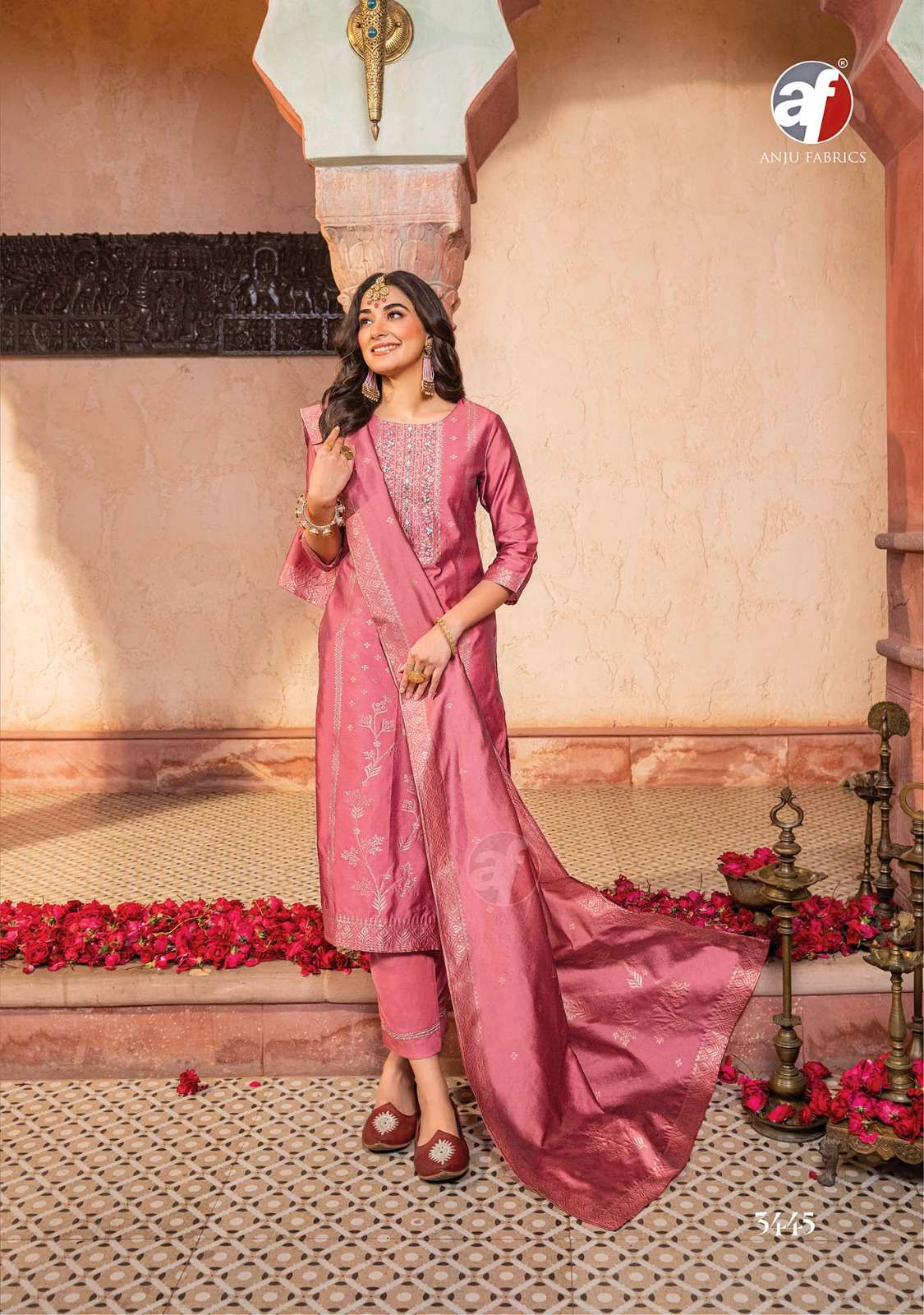 Anju Fabrics Silk Affair vol - 3 Kurti Wholesale catalog