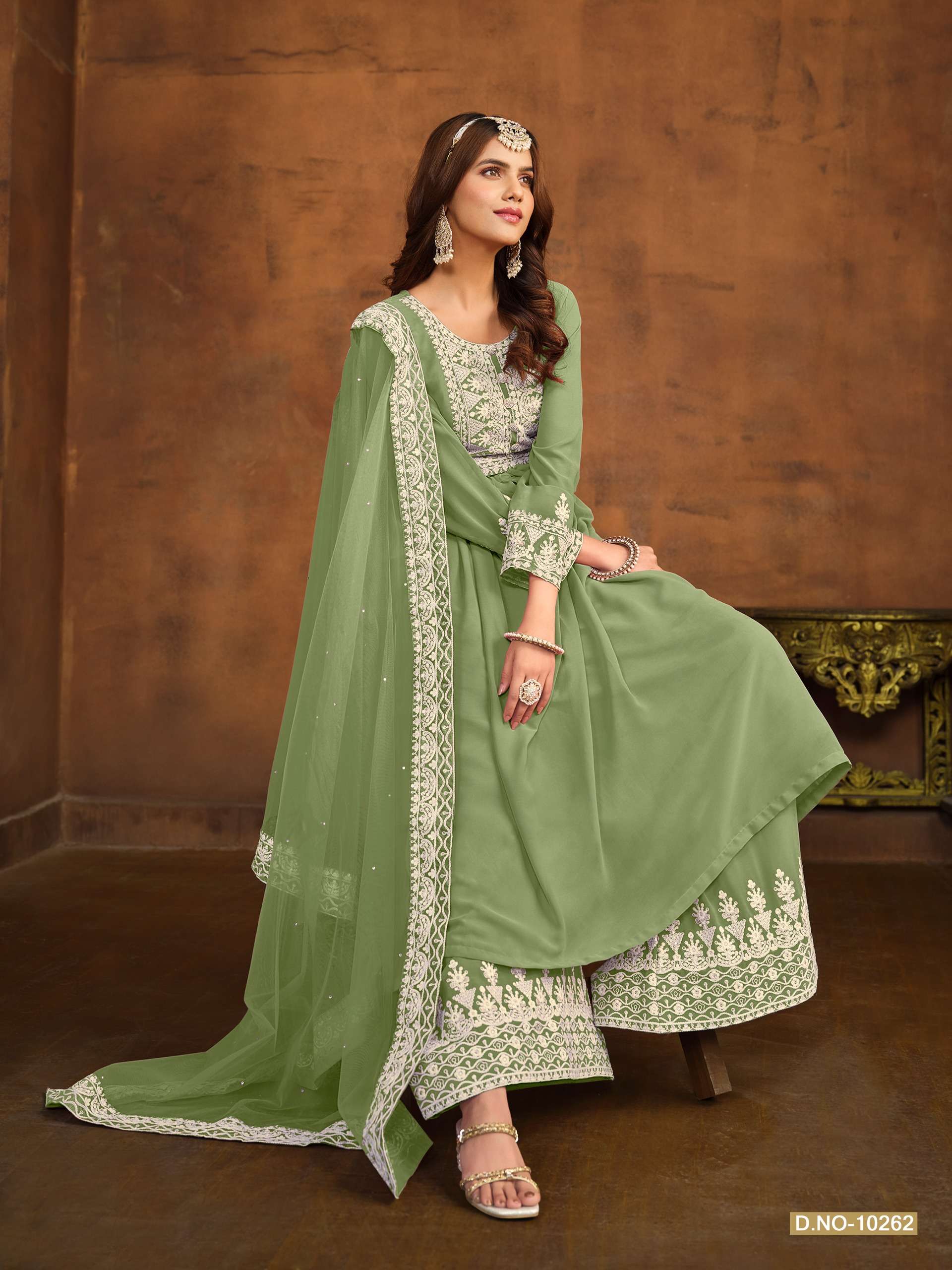 Anjubaa Vol 26 Faux Georgette Designer Salwar Suits Wholesale catalog