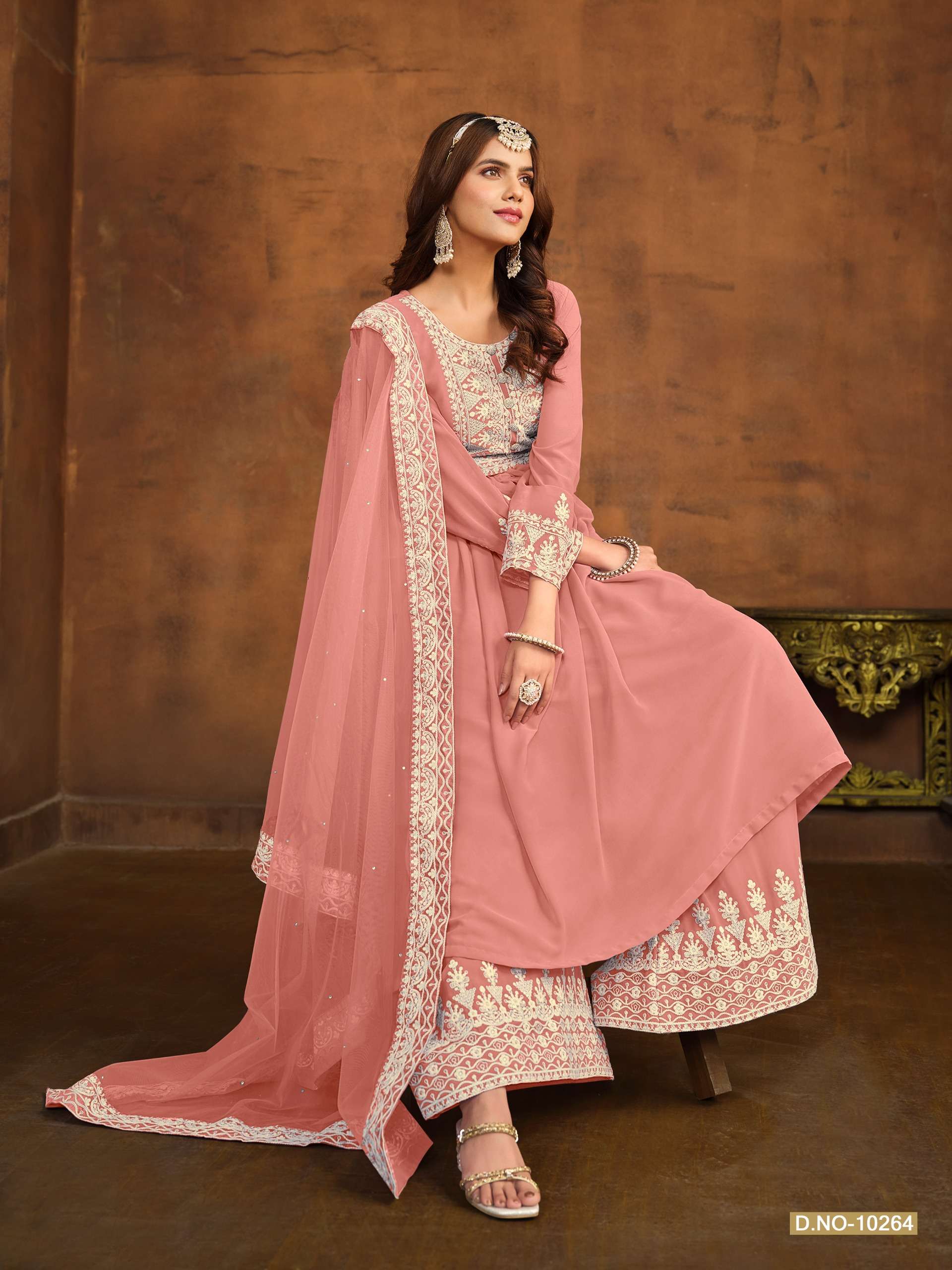 Anjubaa Vol 26 Faux Georgette Designer Salwar Suits Wholesale catalog