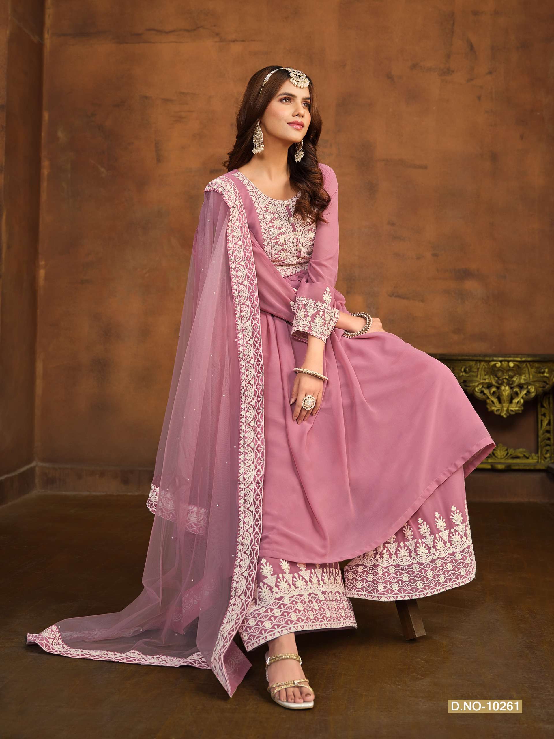 Anjubaa Vol 26 Faux Georgette Designer Salwar Suits Wholesale catalog