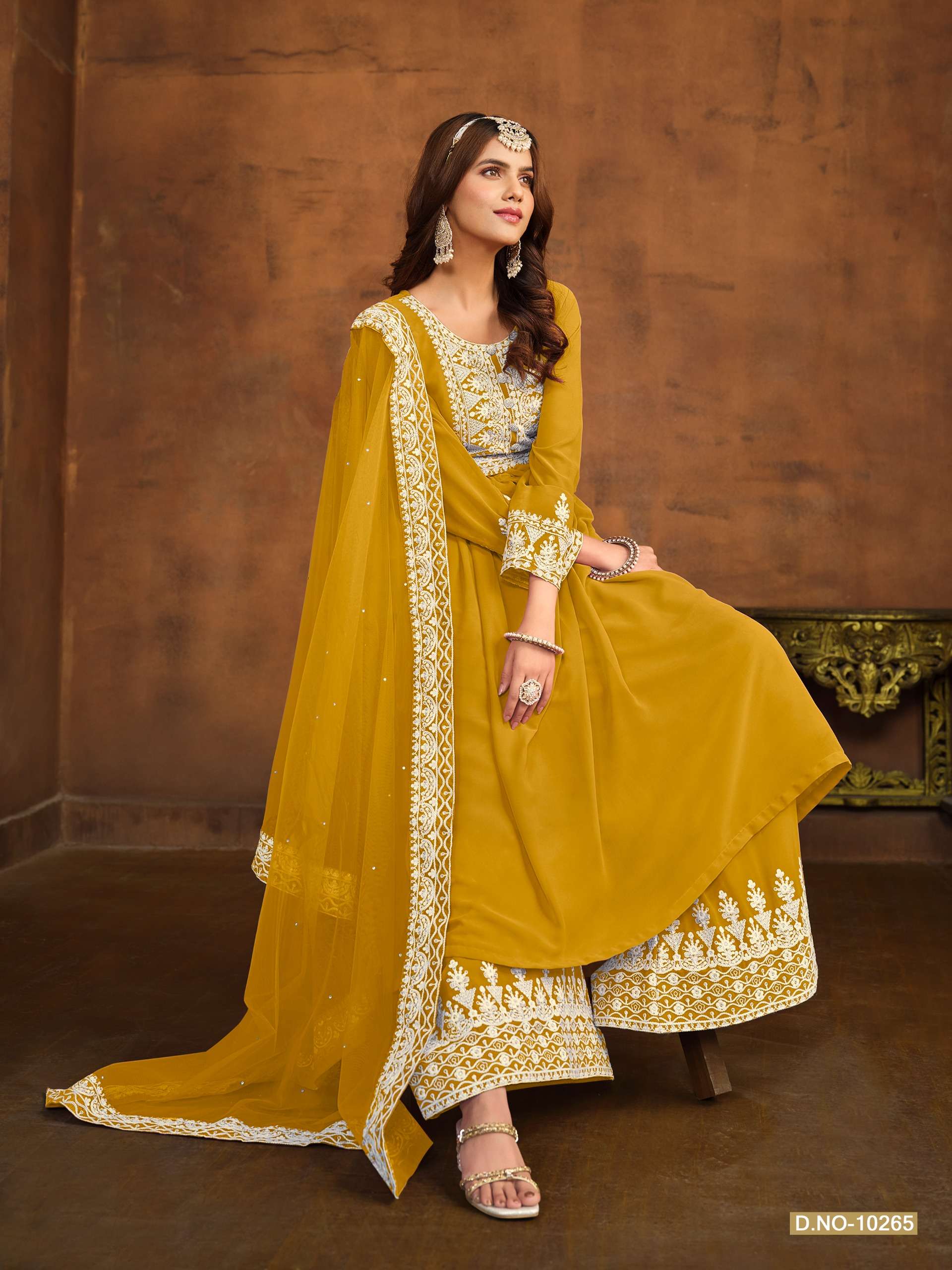 Anjubaa Vol 26 Faux Georgette Designer Salwar Suits Wholesale catalog
