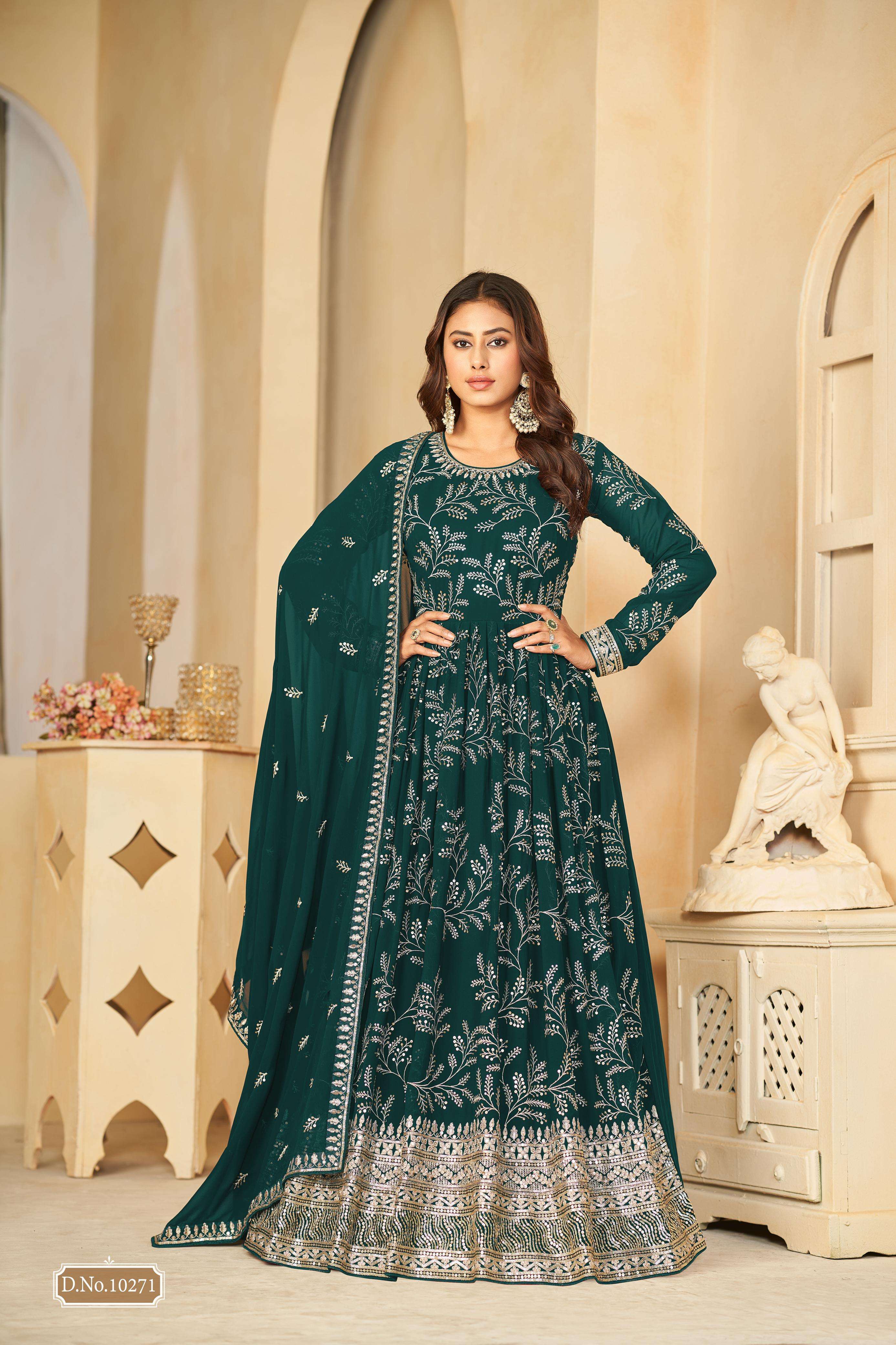 Anjubaa Vol 27 Premium Faux Georgette Salwar Suit Wholesale catalog