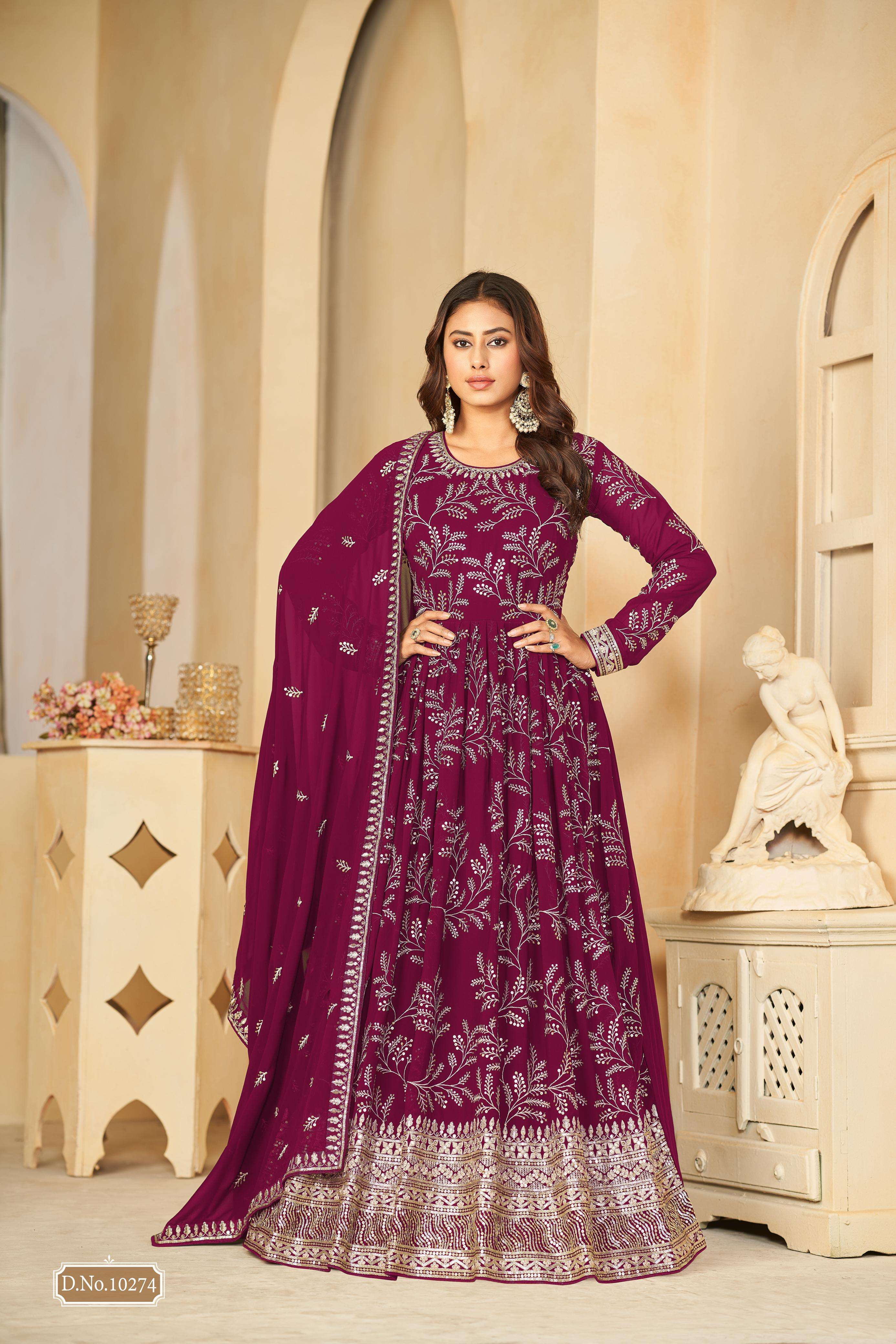 Anjubaa Vol 27 Premium Faux Georgette Salwar Suit Wholesale catalog