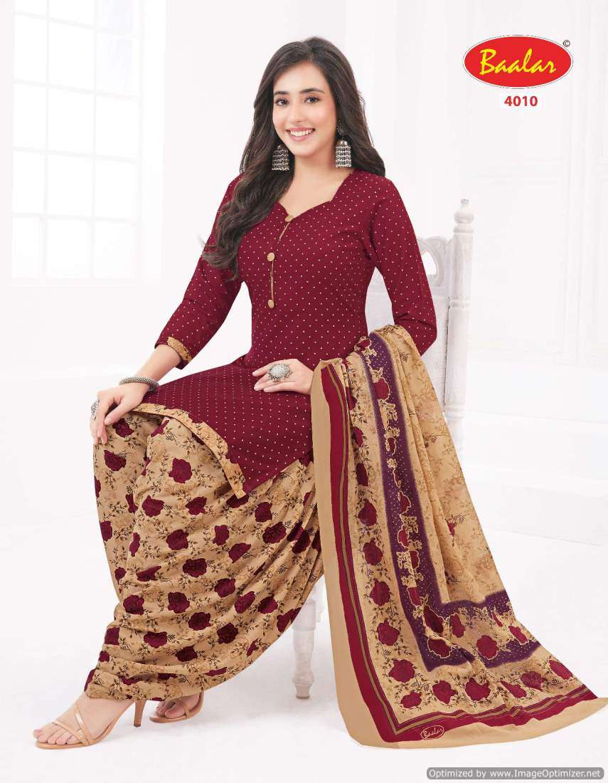 Baalar Crystal Patiyala Vol-4 – Dress Material -Wholesale Catalog