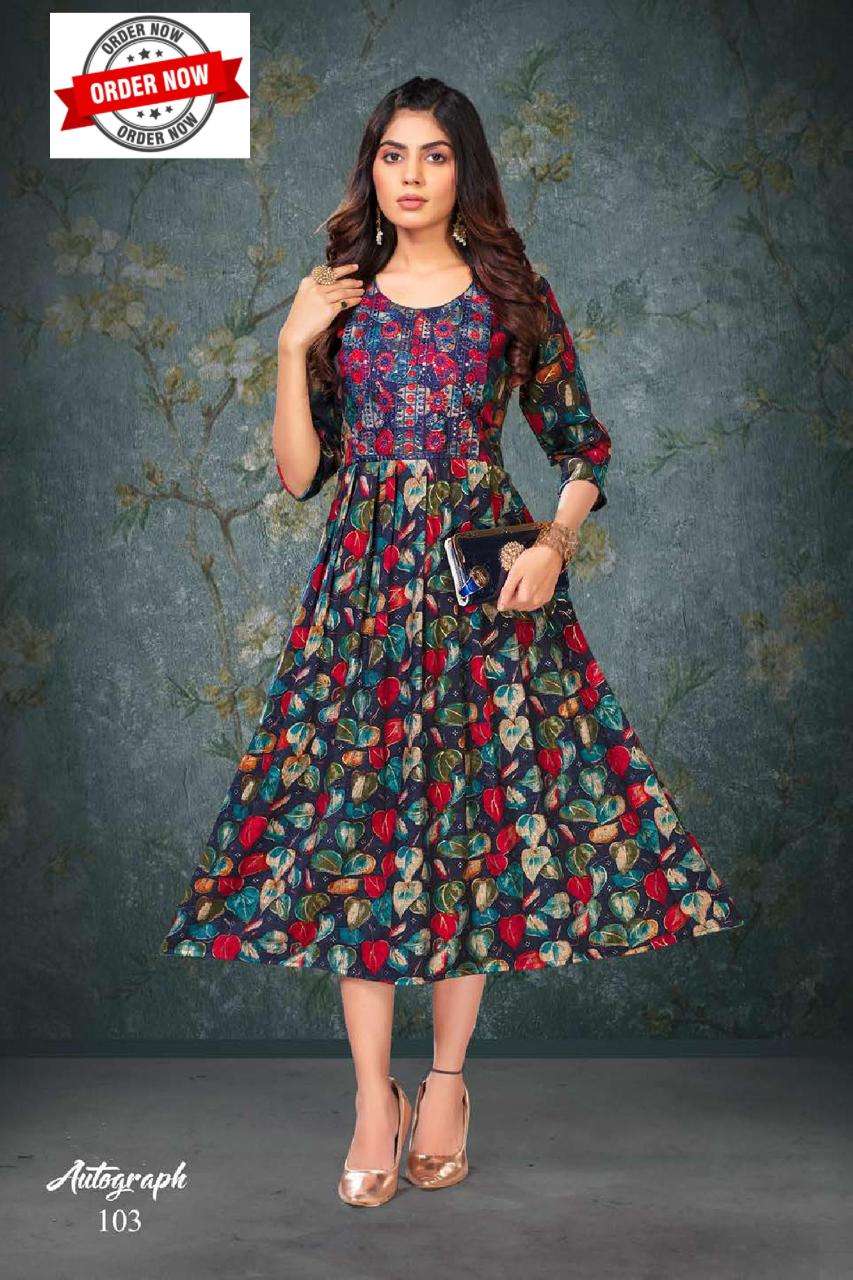 BEAUTY AUTOGRAPH VOL.1 Kurti Wholesale catalog