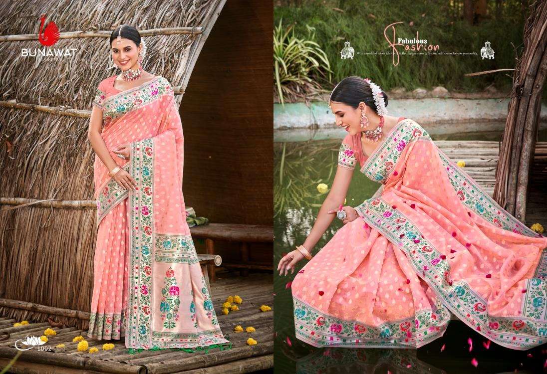 BUNAWAT MORA PIYA Saree Wholesale catalog