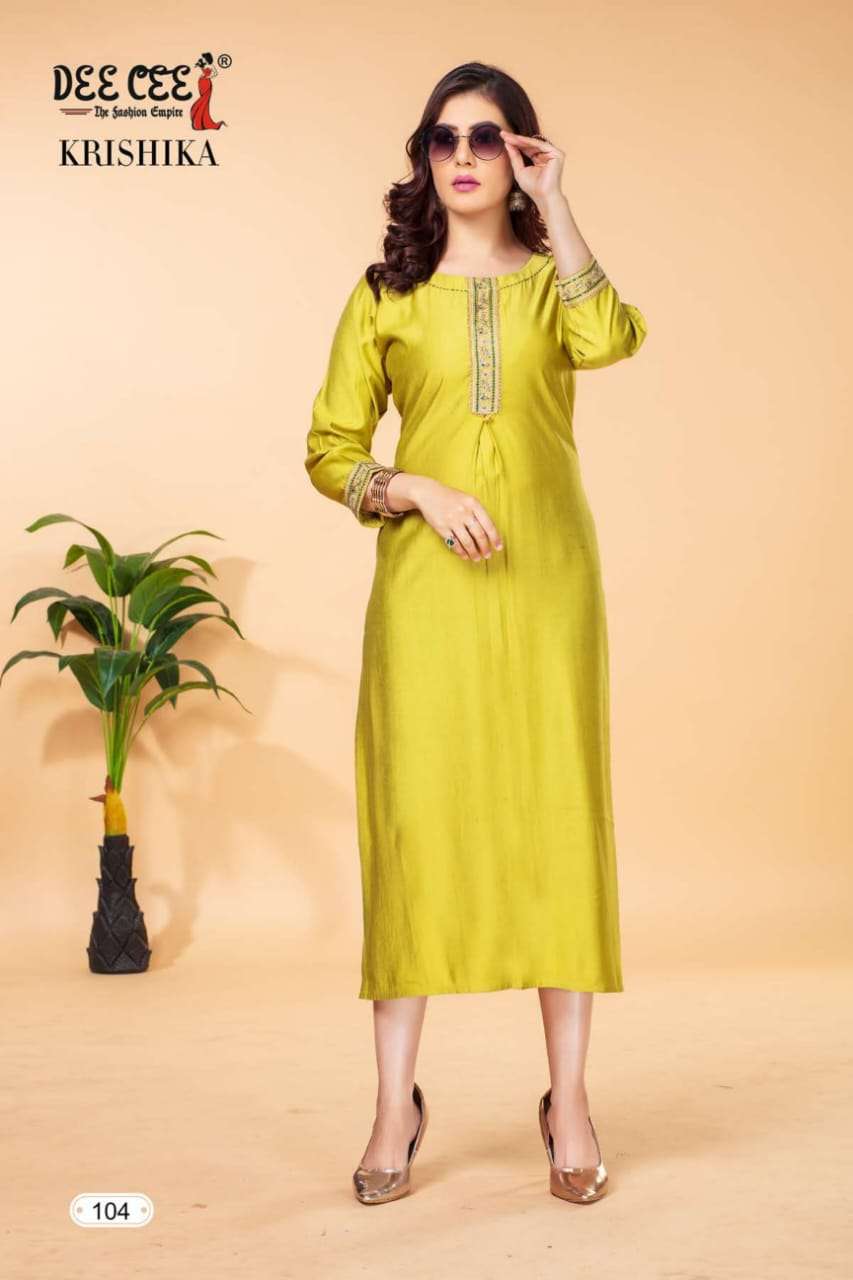 DEECEE KRISHIKA Kurti Wholesale catalog