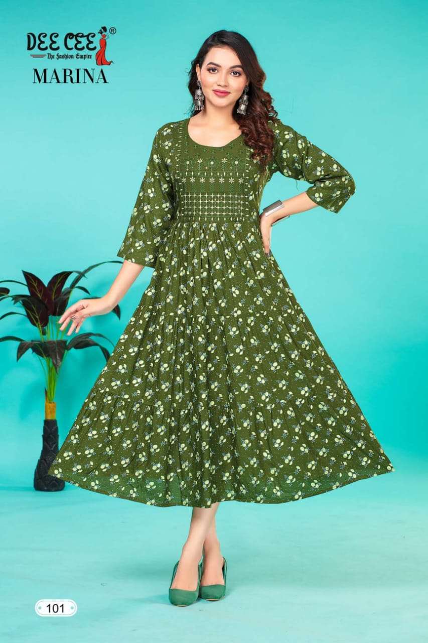 DEECEE MARINA Kurti Wholesale catalog